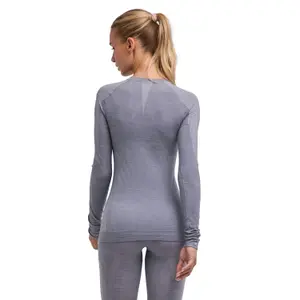 Dámský termoplný top s dlouhým rukávem Falke Wool-Tech Light image-2