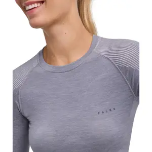 Dámský termoplný top s dlouhým rukávem Falke Wool-Tech Light image-3