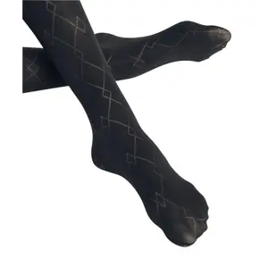 Strumpbyxor för kvinnor Falke Check Mate image-5