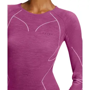 Dames-T-shirt met lange mouwen Falke Wool-tech image-5