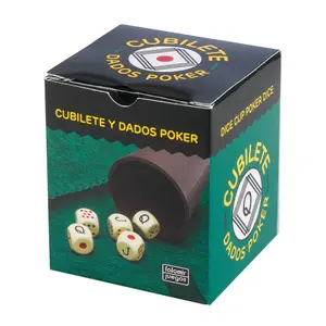 Plastic cup and 5 dice Falomir Poker image-0