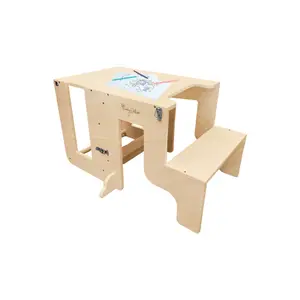 2w1 Wieża do Nauki Niemowlęta Family Nation Montessori image-2