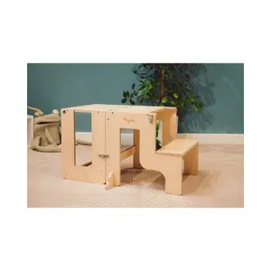 2w1 Wieża do Nauki Niemowlęta Family Nation Montessori image-4