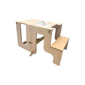 3 w 1 Zestaw do nauki z magnetyczną tablicą dla niemowląt Family Nation Montessori image-1