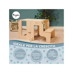 3 w 1 Zestaw do nauki z magnetyczną tablicą dla niemowląt Family Nation Montessori image-2