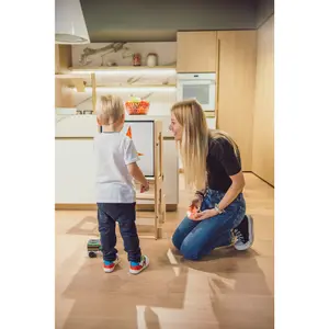 3 w 1 Zestaw do nauki z magnetyczną tablicą dla niemowląt Family Nation Montessori image-4