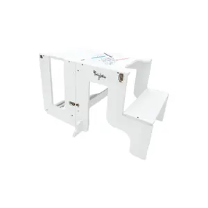 3 w 1 Zestaw do nauki z magnetyczną tablicą dla niemowląt Family Nation Montessori image-1
