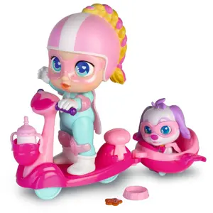 Doll + mini scooter regi Famosa Super Cute 12 cm image-0