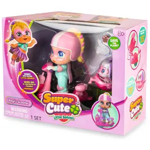 Doll + mini scooter regi Famosa Super Cute 12 cm image-3