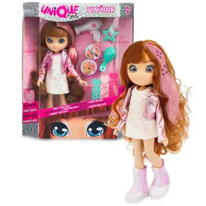 Bambola Famosa Unique Eyes Wow Hair 3 modèles 25 cm image-1