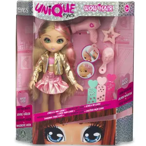 Bambola Famosa Unique Eyes Wow Hair 3 modèles 25 cm image-3