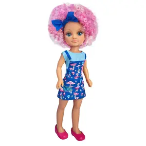 Doll 3 models Famosa Curly Power 43 cm image-0
