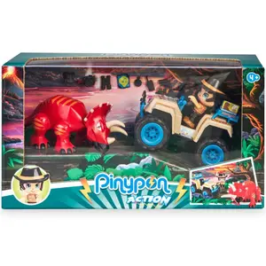 Quad with dinosaur Famosa Pinypon Action Wild image-0