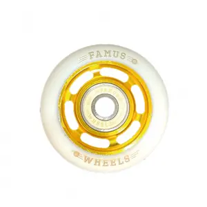 Pack of 4 roller wheels Famus Wheels 92A image-0