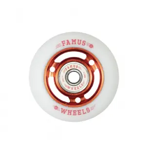 Pack of 4 roller wheels Famus Wheels 92A image-0