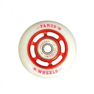 Pack of 4 roller wheels Famus Wheels 92A image-0