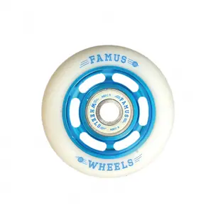 fw31-4er-pack-inline-skate-rollen-famus-wheels-88a-blau-weiss-64-mm-88a