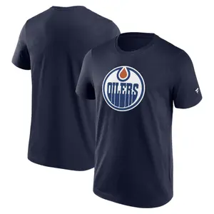 T-shirt com logótipo Edmonton Oilers Primary image-0