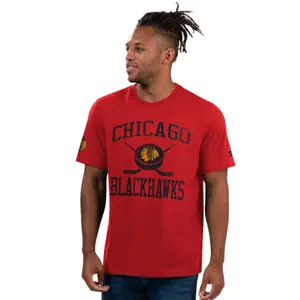 Blackhawks NHL Touch Down grafikájú póló image-0