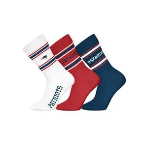 Meias New England Patriots (x3) image-0