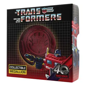 Objeto decorativo Medalhão de coleção Fanattik Transformers 40th Anniversary Autobot Edition image-2