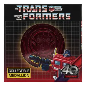 Objeto decorativo Medalhão de coleção Fanattik Transformers 40th Anniversary Autobot Edition image-4