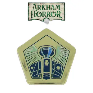 Replica badge of chief investigator limited edition Fanattik Arkham Horror image-0
