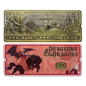 Dekoobjekte Repliken Fanattik Dungeons & Dragons: The Cartoon Rollercoaster Ticket Limited Edition image-0