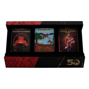 Objeto decorativo de moedas Fanattik Dungeons & Dragons Anniversary 1st Edition Book Cover