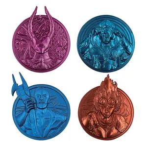 Pacote de 2 medalhões de edição limitada de planeswalkers Fanattik Magic the Gathering