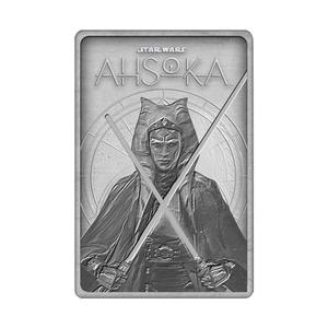 fntk-k-032-lingot-fanattik-star-wars-ahsoka-tano-limited-edition-argent-75x50-mm