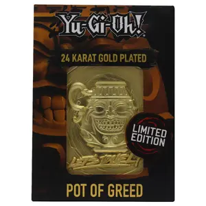 Replica plate Fanattik Yu-Gi-Oh! réplique Card Pot of Greed image-5