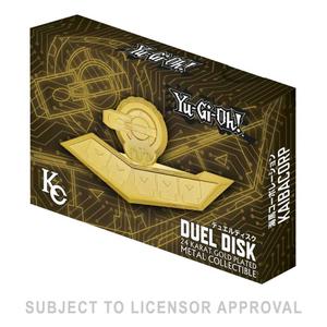 Figurine de collection Réplique Fanattik Yu-Gi-Oh! 24K Gold Plated Duel Disk Mini image-2