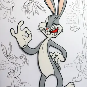 Poster lithograph limited edition fan-cel bugs Fanattik Looney Tunes image-2