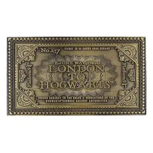 Verzamelobject replica Fanattik Harry Potter Hogwarts Train Ticket Limited Edition
