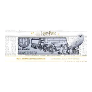 Metal panel Fanattik Harry Potter Hogwarts Express Schematic image-0