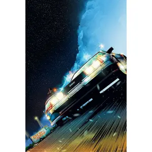 Back to the Future poster lithograph Fanattik DeLorean Limited Edition image-0