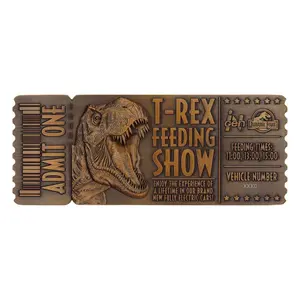 Sammelreplik 1/1 Ticket für die Fütterungsshow Fanattik Jurassic Park image-0