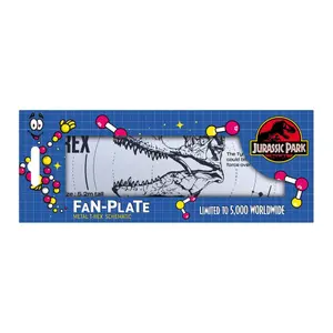Metal wall decoration Fanattik Jurassic Park T-Rex Schematic image-2