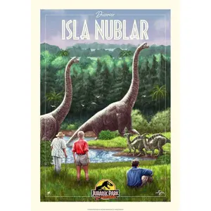 Poster lithography Fanattik Jurassic Park 30th Anniversary Edition Limited Isla Nublar Edition image-0