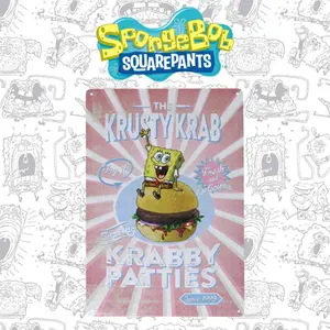 Metal wall decoration Fanattik Spongebob Krusty Krab image-2