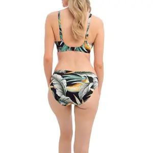 Top bikini plisado para mujer Fantasie Bamboo Grove image-1