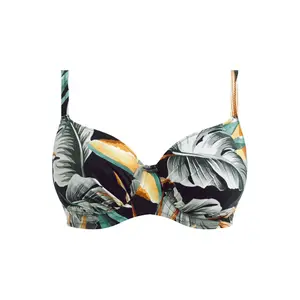 Top bikini plisado para mujer Fantasie Bamboo Grove image-0