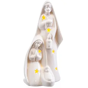 Crib - birth of porcelain luminaire Fantastiko image-0