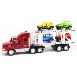 Friction truck with 4 car trailer Fantastiko image-0