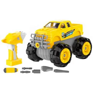 Remote controlled car 4x4 public works 3 functions Fantastiko image-0