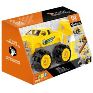 Remote controlled car 4x4 public works 3 functions Fantastiko image-1