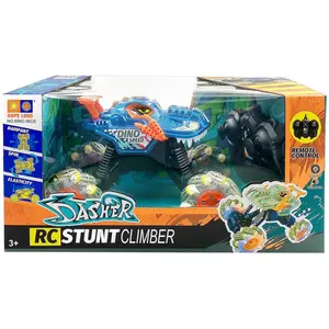 Remote control car 7 functions 2 assorted colors Fantastiko Dino 20 cm image-1