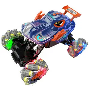 Remote control car 7 functions 2 assorted colors Fantastiko Dino 20 cm image-2