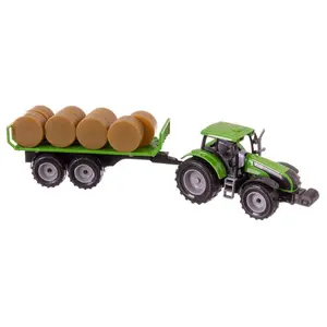 Lot of 2 agricultural tractors with trailer Fantastiko image-0